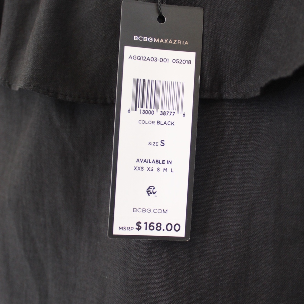 🎉🎉HP🎉🎉BCBGmaxazria Short Sleeve Shirred Top - Picture 8 of 8